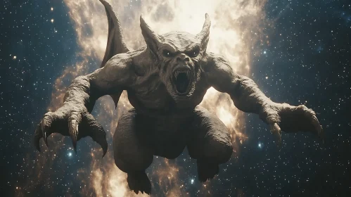 Celestial Gargoyle: A Fantasy Creature