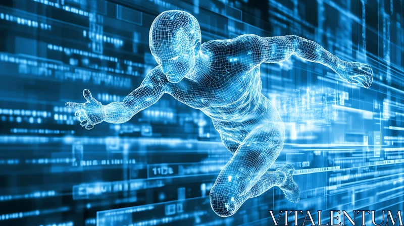 Wireframe Runner in Data Matrix