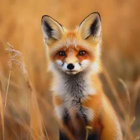 Red Fox in Natural Habitat