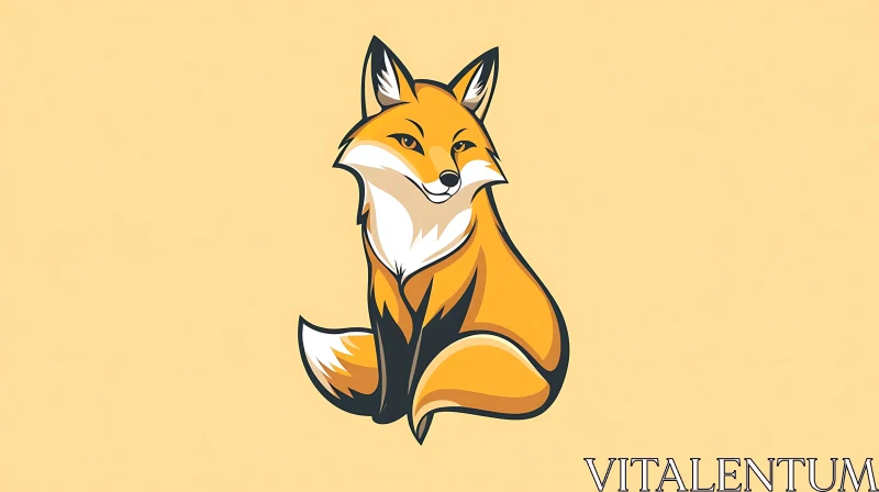 Whimsical Fox Cartoon Image