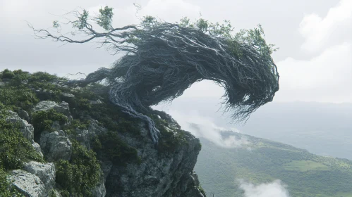 Resilient Tree on Cliff