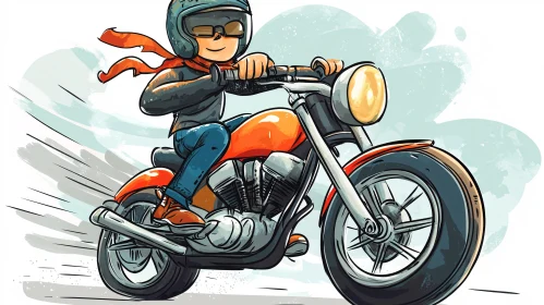 Whimsical Motorcycle Adventure