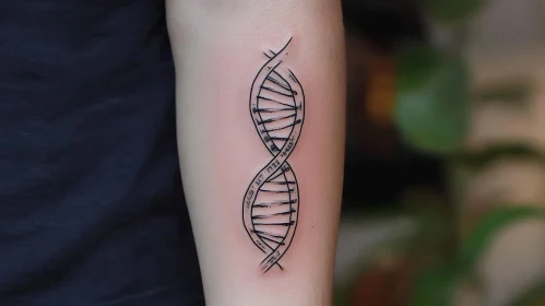 Genetic Symbol DNA Tattoo Design