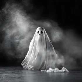 Smoky Ghost: Spectral Image of Halloween