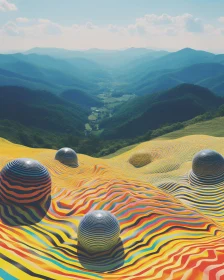 Abstract Mountain View