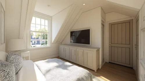 Minimalist Bedroom with Natural Light