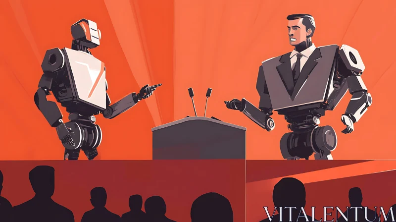 AI ART AI Debate: Robot vs Human