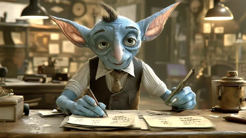 Blue Goblin's Accounting Day Dream