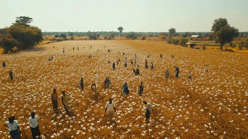 Workers in Cotton Field