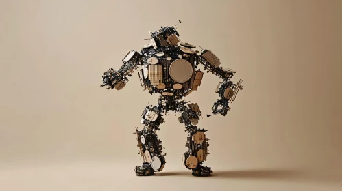 Musical Instrument Robot Art