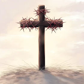 Thorn-Crowned Cross: A Meditation on Faith