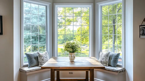 Cozy Interior with Window View