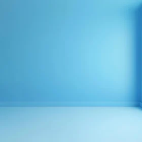 Light Blue Room Corner Design