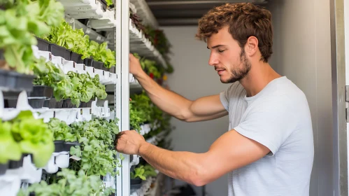 Indoor Vertical Farming with Fresh Produce