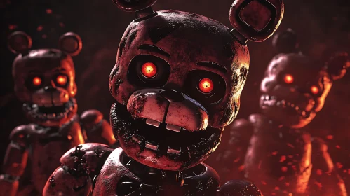 Menacing Animatronic Gaze