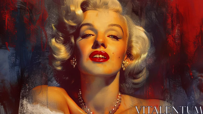 Iconic Marilyn Monroe Art AI Image