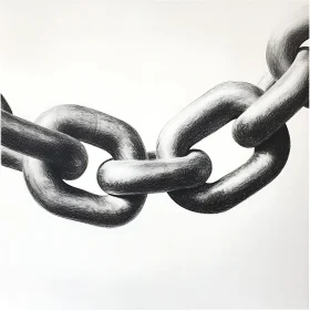 Monochrome Chain Illustration