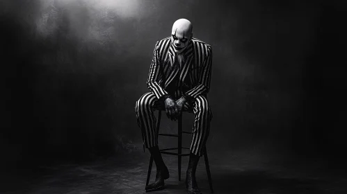 Dark Clown Portrait