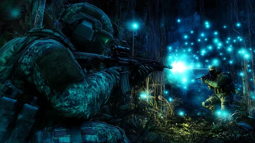 Night Combat: Soldiers Under Fire