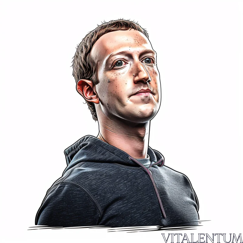 AI ART Artistic Depiction of Mark Zuckerberg