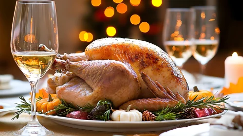 Festive Thanksgiving Table Setting