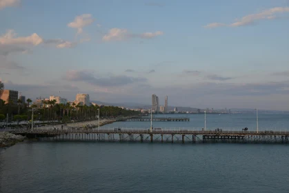 Limassol Coastline at Sunset