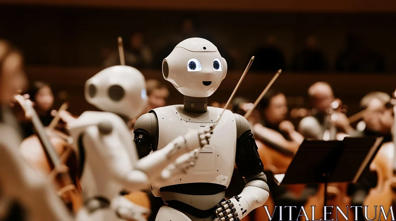 Robotic Musicians in Concert AI Image