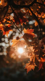 Sunlit Autumn Foliage