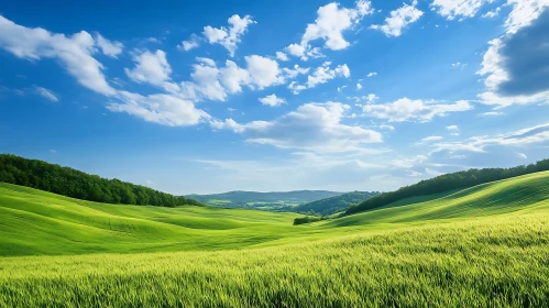 Rolling Hills and Open Sky