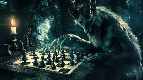 Mystical Chess Match with a Monster