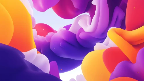 Colorful Fluid Abstract Art