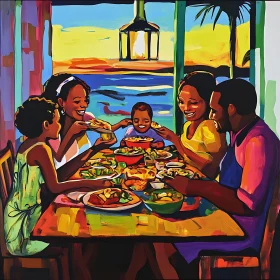 Seaside Family Dinner