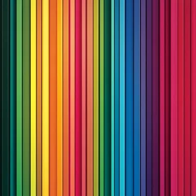 Chromatic Vertical Stripes Abstract Design