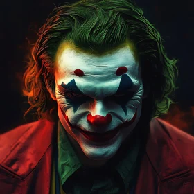 The Joker's Gaze: An Enigmatic Portrait