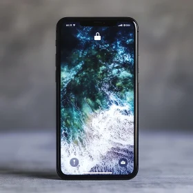 Mobile Phone Ocean Screen