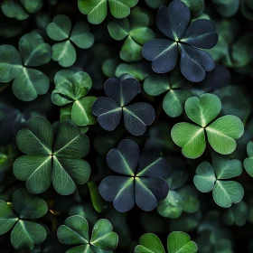 Detailed Clover Leaf Foliage