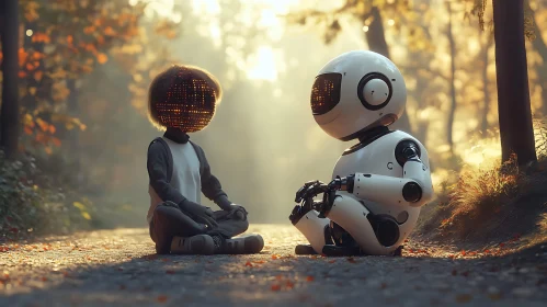 A Robot's Quiet Moment With a Friend