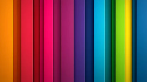 Spectrum of Colors in Vertical Lines