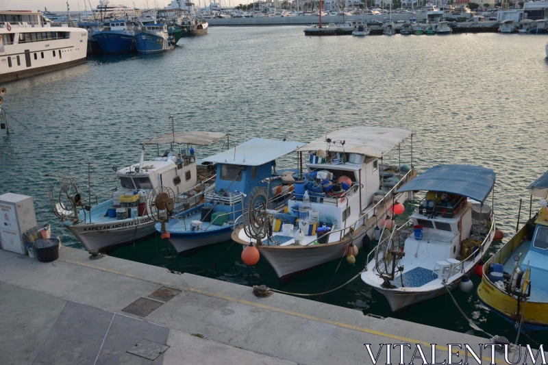 PHOTO Tranquil Boats in Limassol Harbor