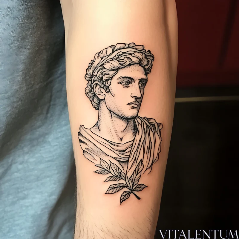 Greco-Roman Style Tattoo AI Image