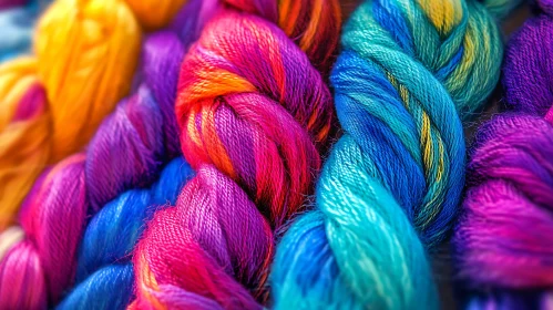 Colorful Yarn Textures | Artistic Threads