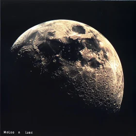 Lunar Surface Detailed Image