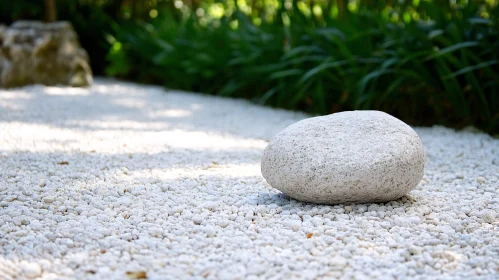 Peaceful Stone Garden Still Life