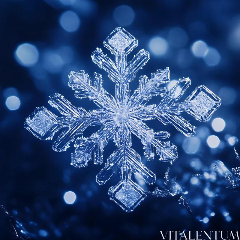 Detailed Snowflake Image AI Image