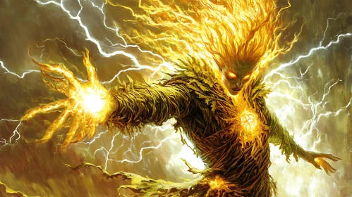 Wrath of Nature: A Lightning Elemental