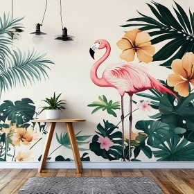 Tropical Flamingo Interior