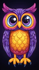 Whimsical Owl Artwork