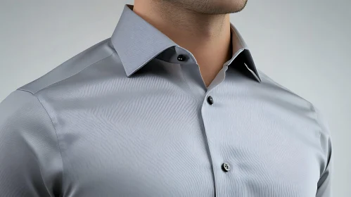 Men's Formal Wear: Light Gray Shirt