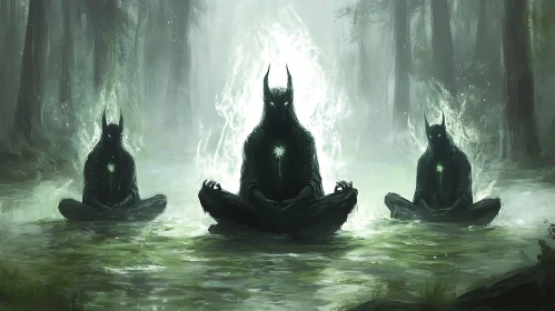 Enigmatic Forest Meditation