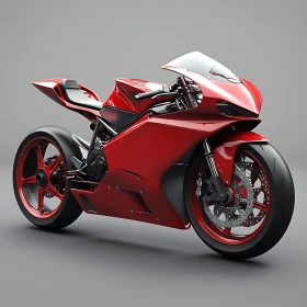 Sportbike Red Motorcycle